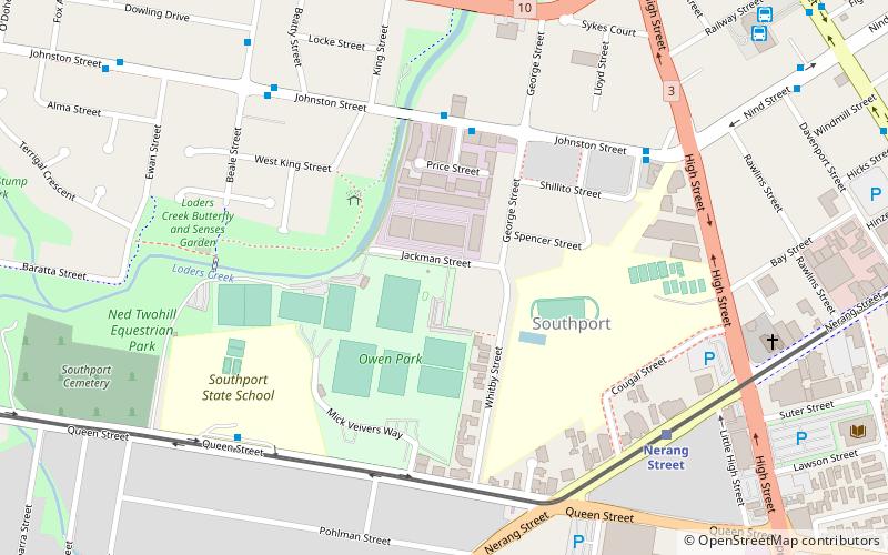 southport leagues club gold coast location map