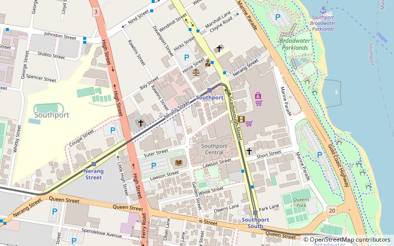 Chinatown location map