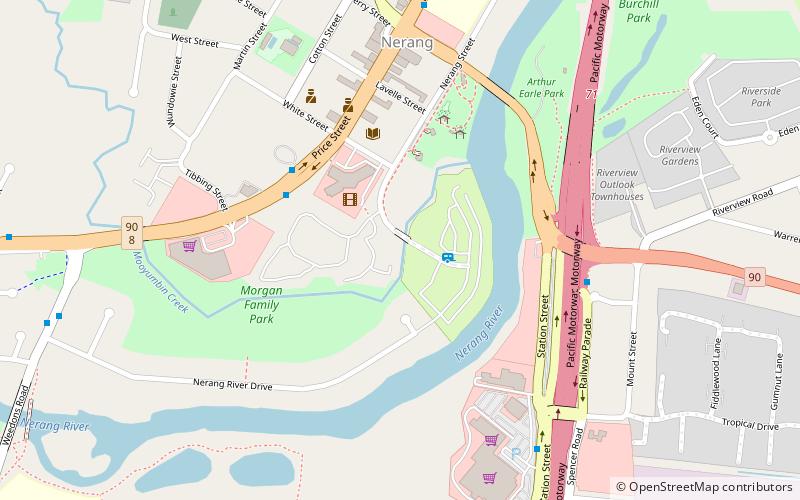 Nerang location map