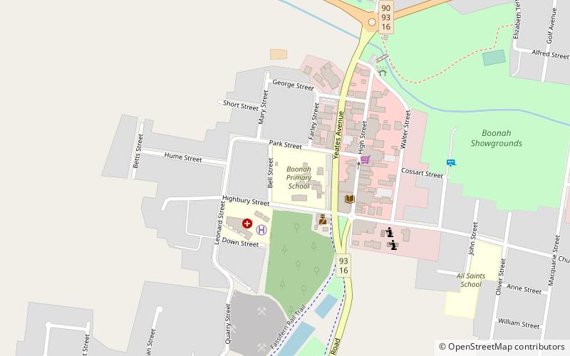 Boonah War Memorial location map