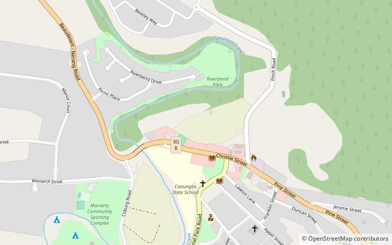 Lahey's Canungra Sawmill location map