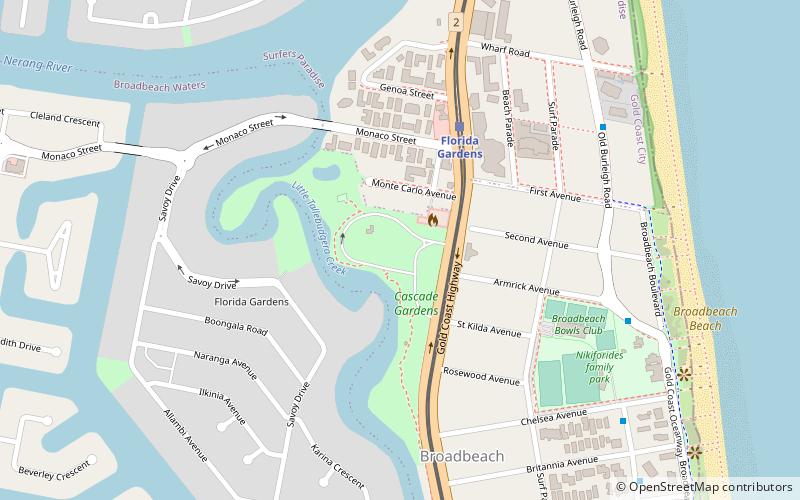 Queensland Korean War Memorial location map