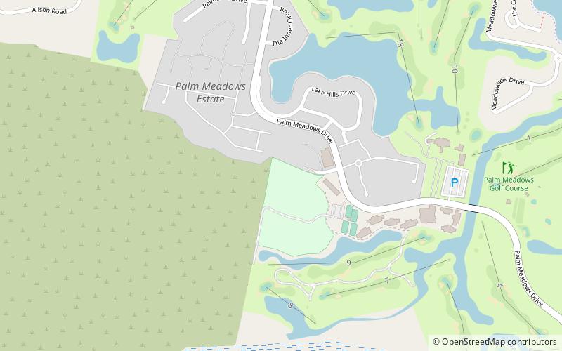 Palm Meadows location map