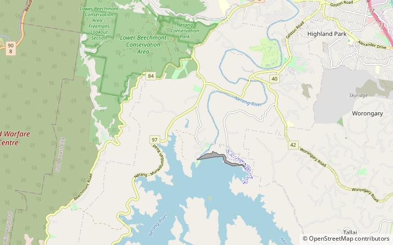 advancetown location map