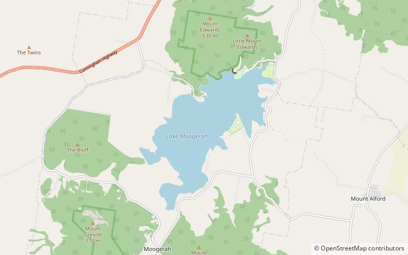 Moogerah Dam location map