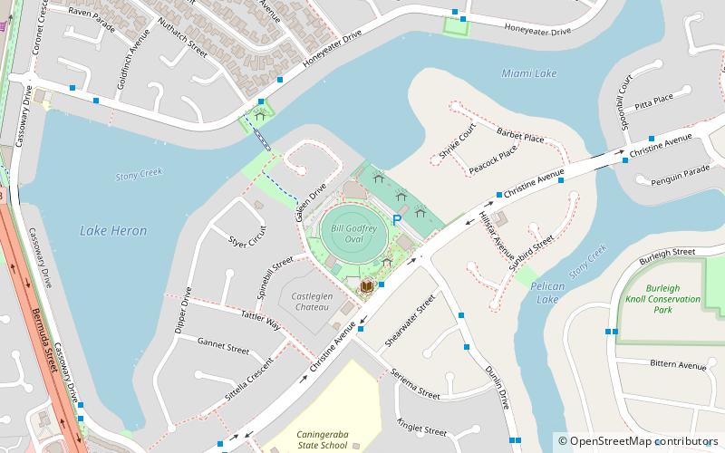 Bill Godfrey Oval location map