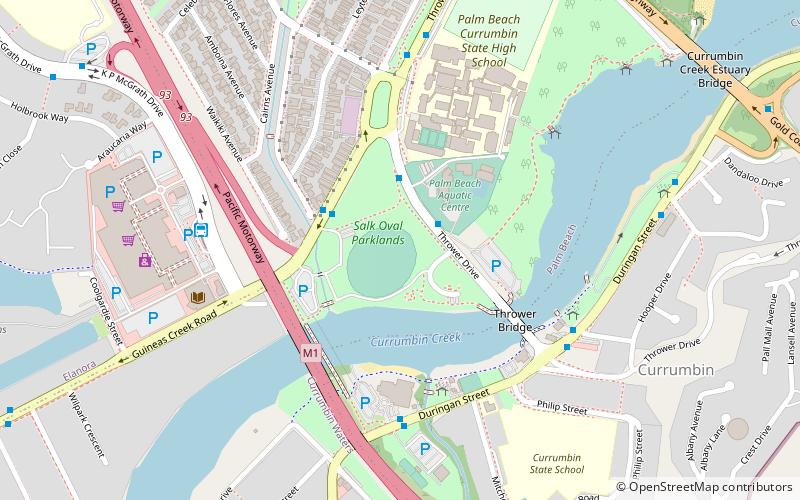 salk oval gold coast location map