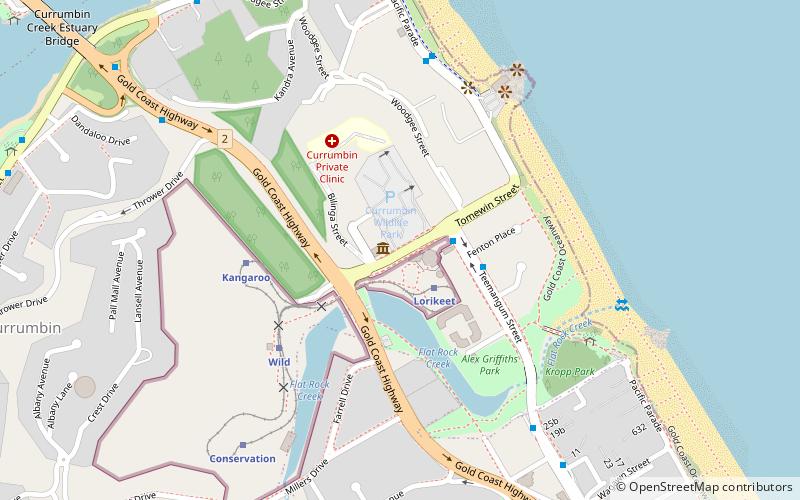 Surf World Gold Coast location map