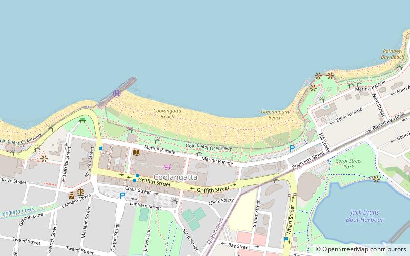 Greenmount Beach location map