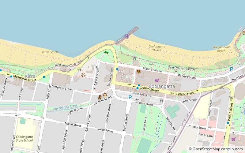 Coolangatta location map