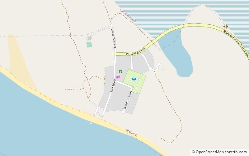Gregory location map