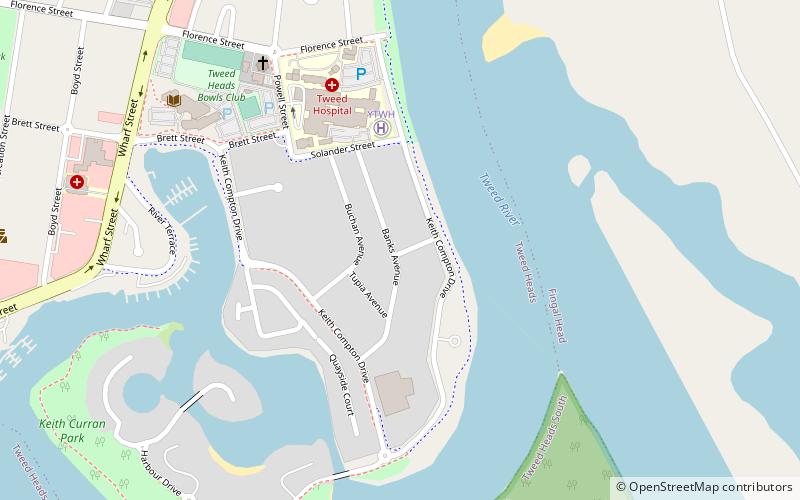 Gold Coast/Tweed Heads location map