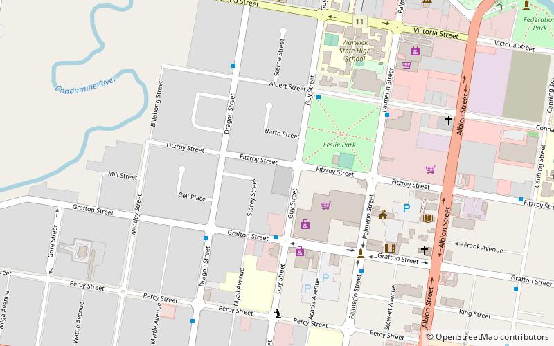 Warwick Uniting Church location map