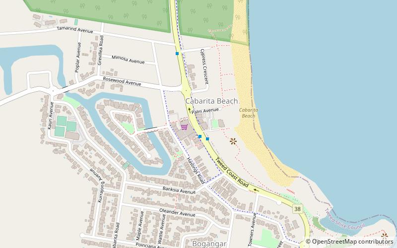 Cabarita Beach location map