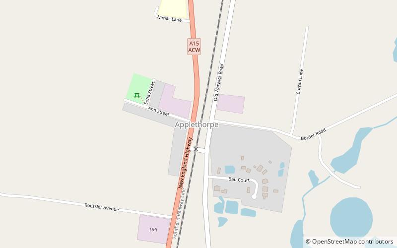 Applethorpe location map