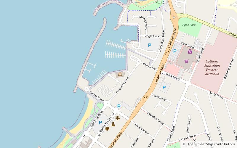 Western Australia Museum - Geraldton location map