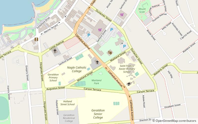 St Francis Xavier's Cathedral location map