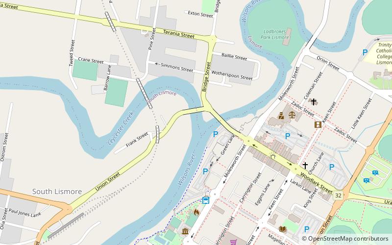 Colemans Bridge location map