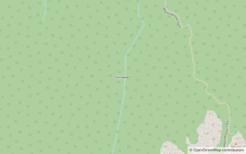 girraween park narodowy girraween location map