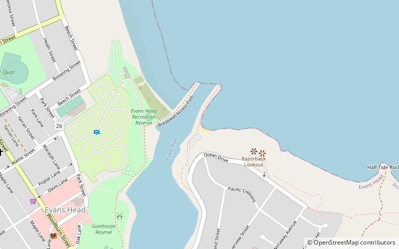 Shark Bay Beach location map