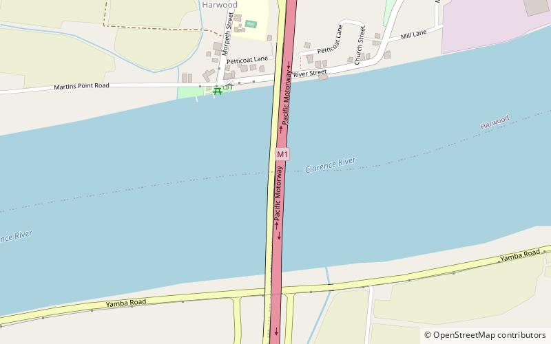 Harwood Bridge location map