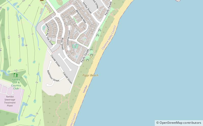 Pippi Beach Penthouse #Bindaree no 9 location map