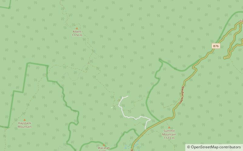 great eastern ranges washpool national park location map