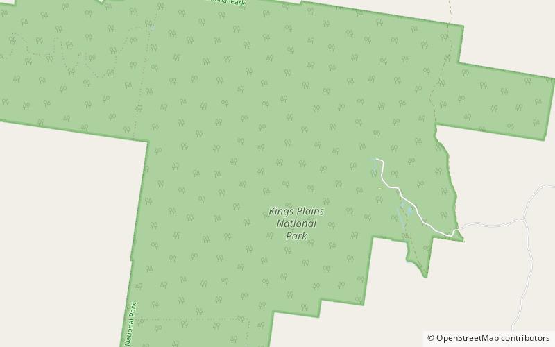 Kings Plains National Park location map