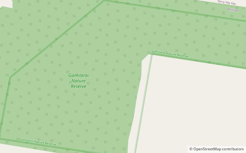 Gamilaroi Nature Reserve location map