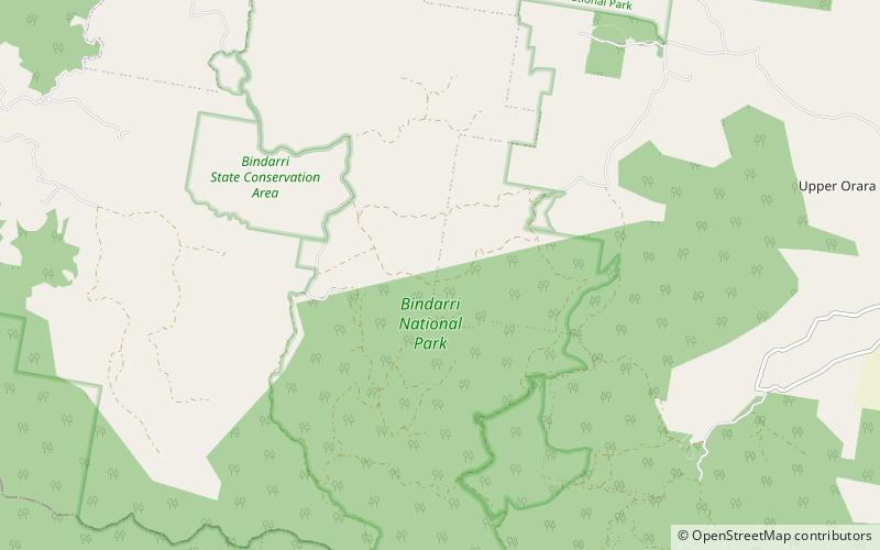 Parc national Bindarri location map