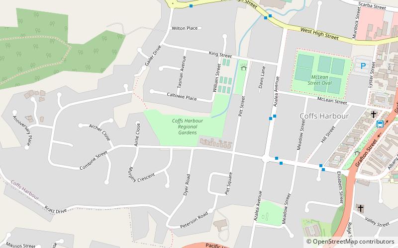 Coffs Regional Community Gardens location map