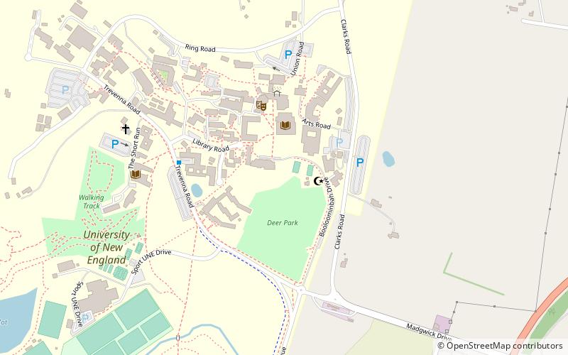 Booloominbah location map