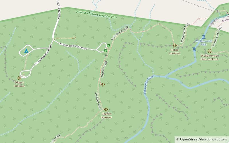 Wollomombi location map