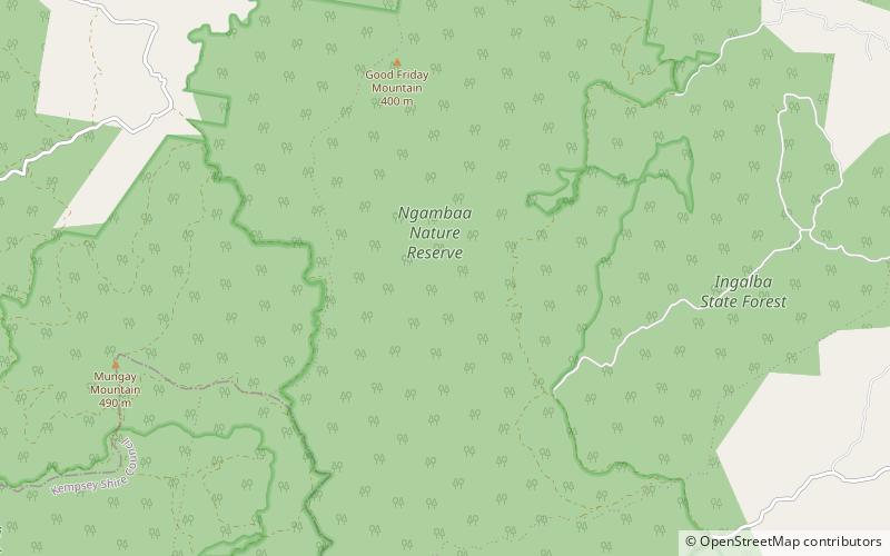 Ngambaa Nature Reserve location map