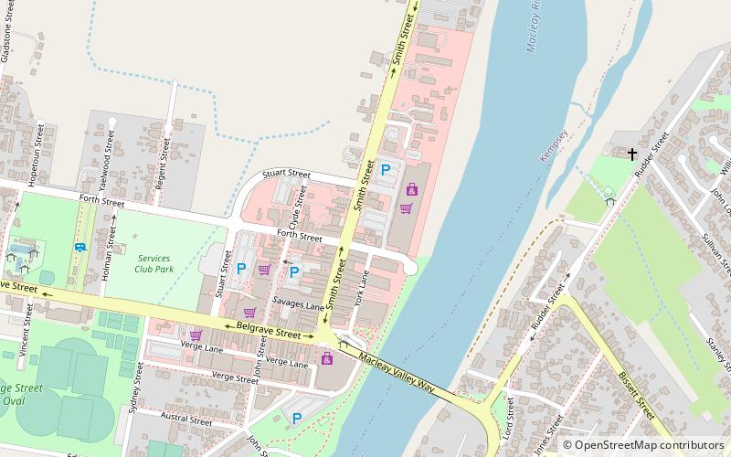 st andrews presbyterian church and hall kempsey location map