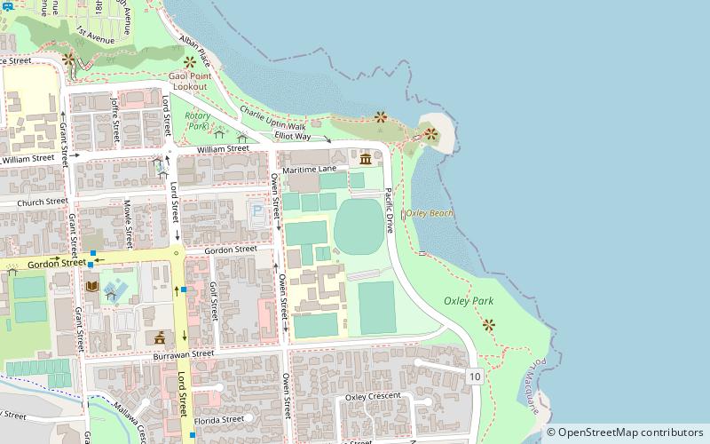 oxley oval port macquarie location map
