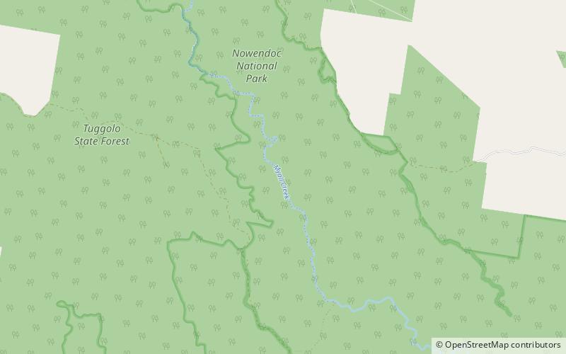 Nowendoc-Nationalpark location map