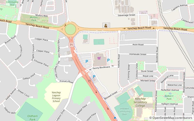 Yanchep Central Shopping Centre location map