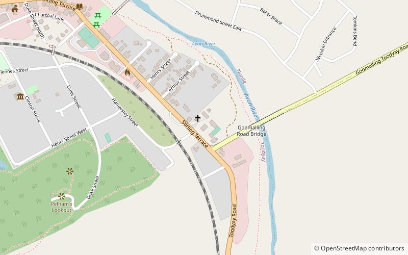 St Aloysius Convent boys dormitory location map