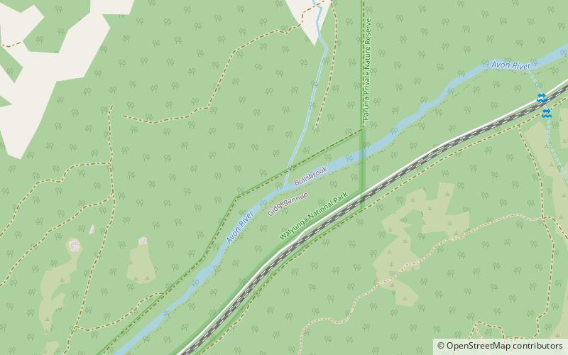 brockman river walyunga nationalpark location map
