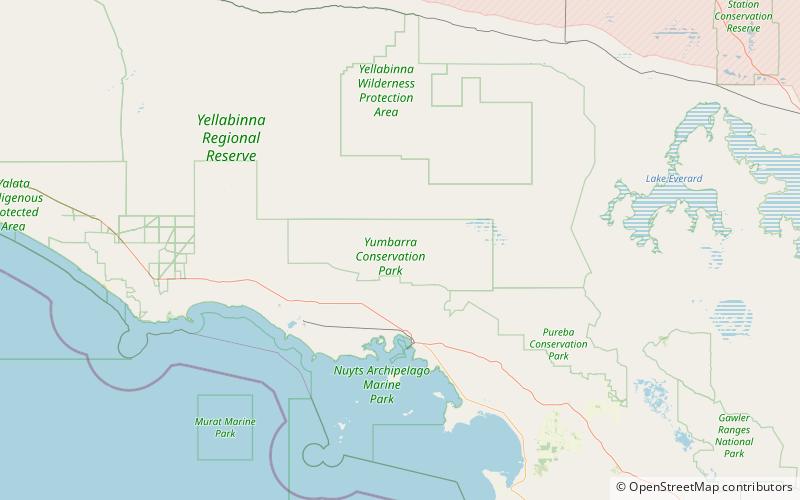 Yumbarra Conservation Park location map
