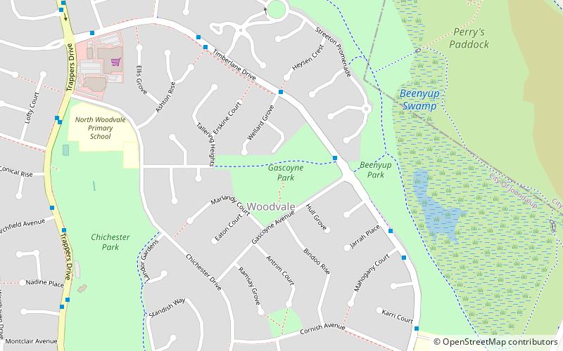 gascoyne park perth location map