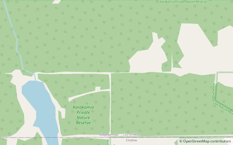 Karakamia Sanctuary location map