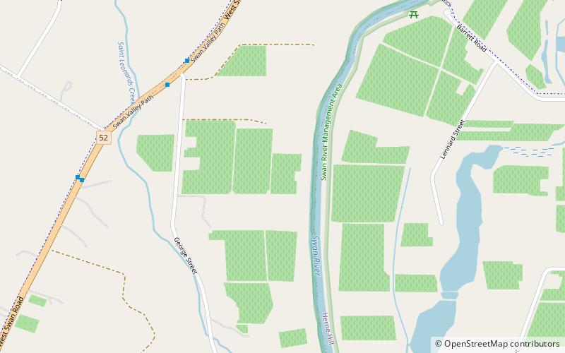 Swan Valley location map
