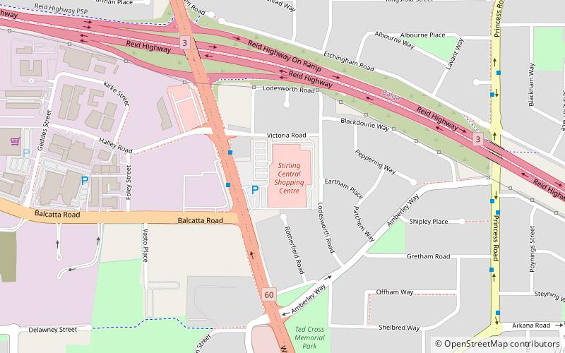 Stirling Central Shopping Centre location map