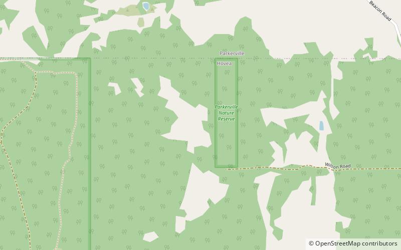 Parkerville Children's Home bush cemetery location map