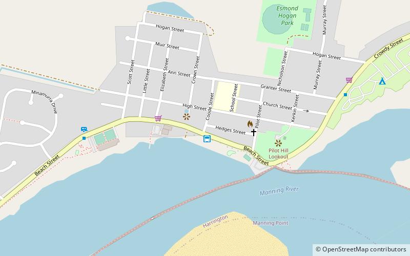 Harrington location map