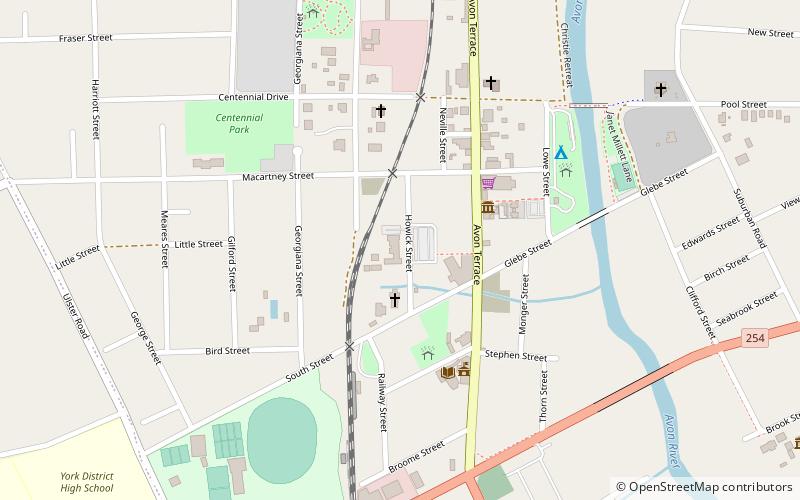 York Primary School location map