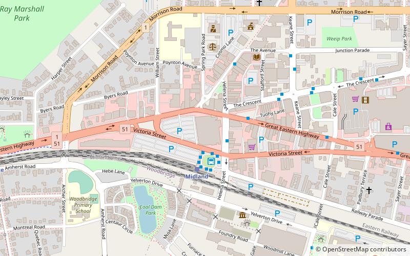 Centrepoint Midland location map