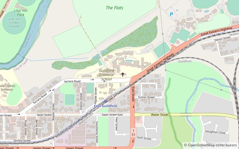 Guildford Grammar School Chapel location map